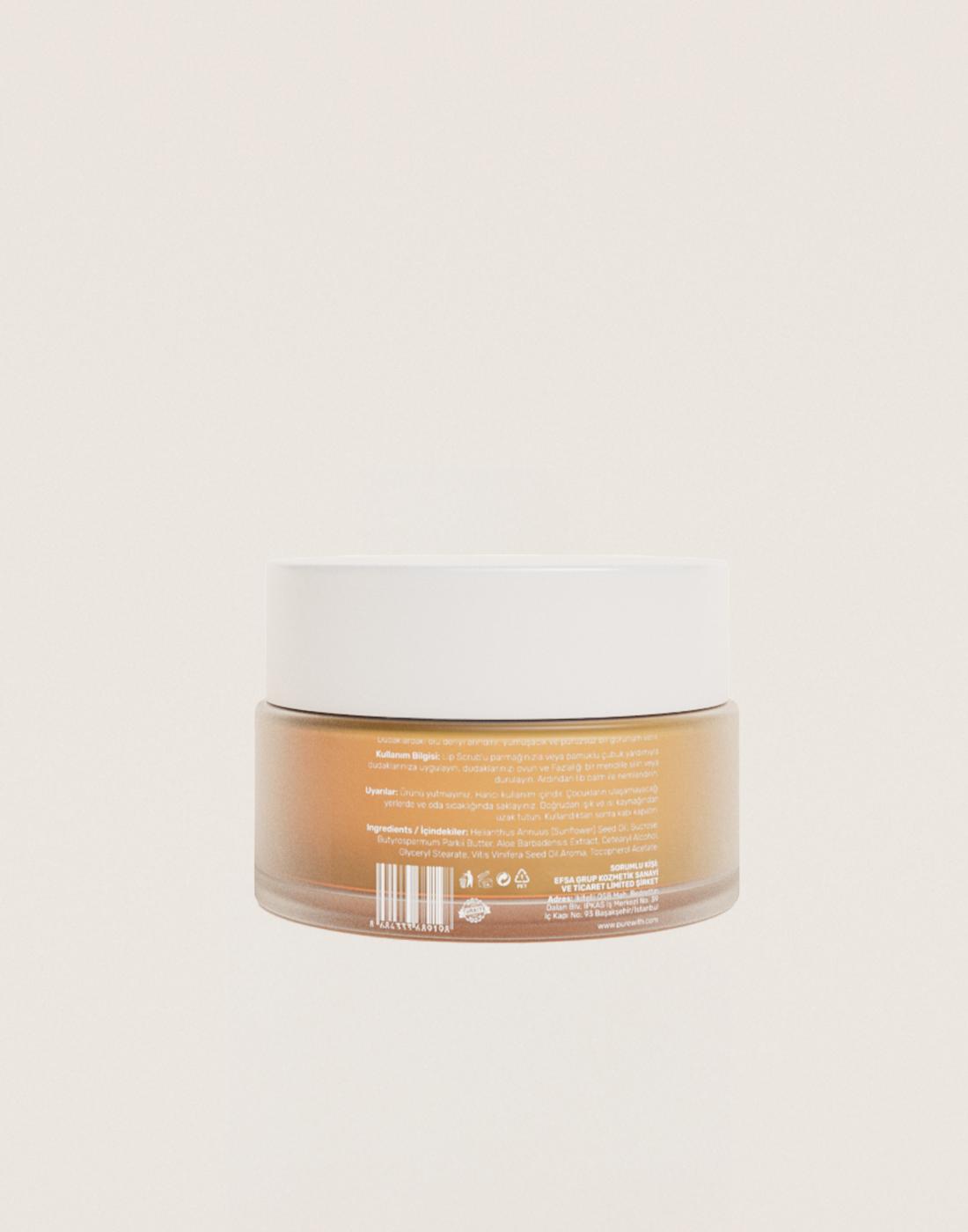 PureWith Lip Scrub Honey Bliss - Tatlı Bal Aromalı Dudak Peelingi