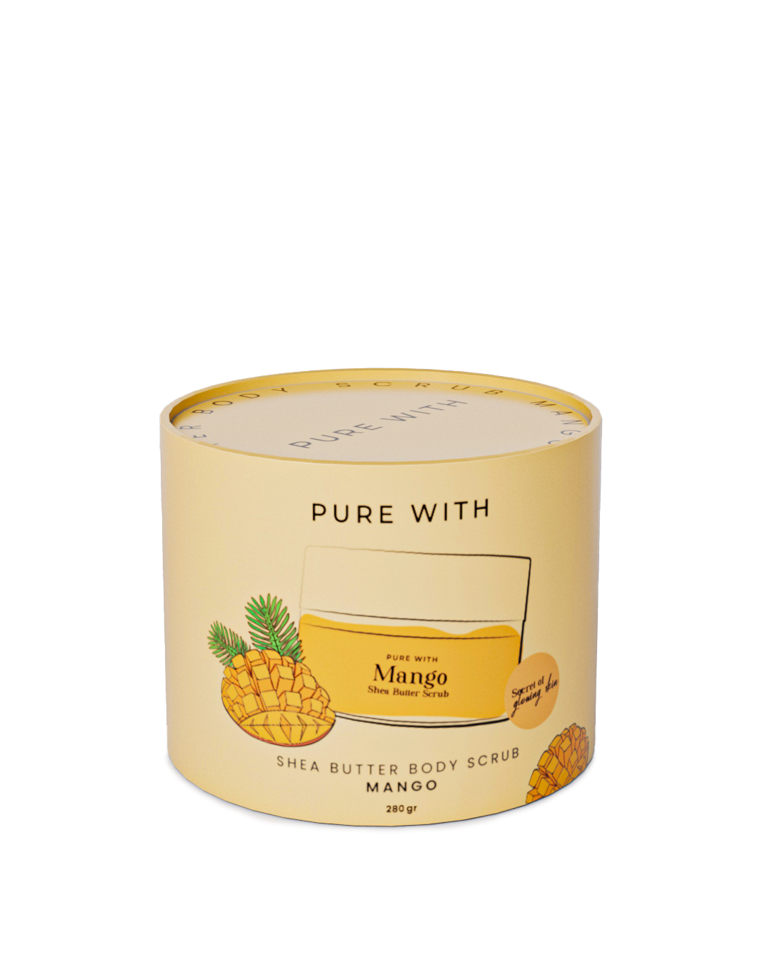 Mango Peeling, Doğal Shea ve Hindistan Cevizi Yağı | Arındırıcı ve Yenileyici 280g