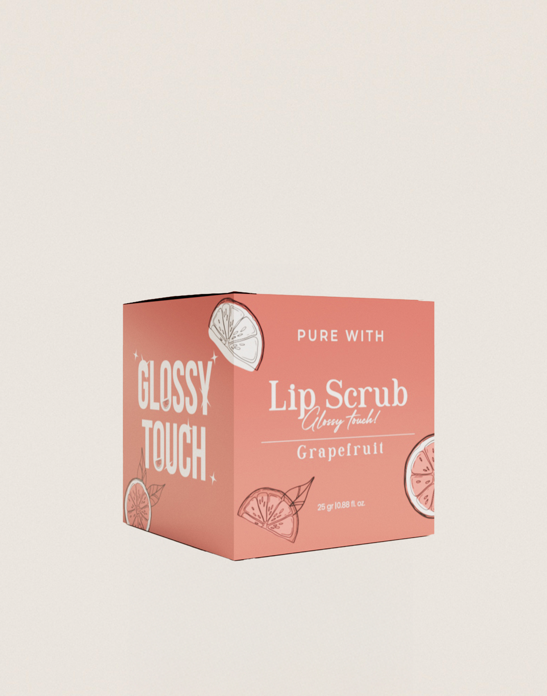PureWith Lip Scrub Greyfurt - Dudak Peelingi & Yumuşatıcı Lip Scrub