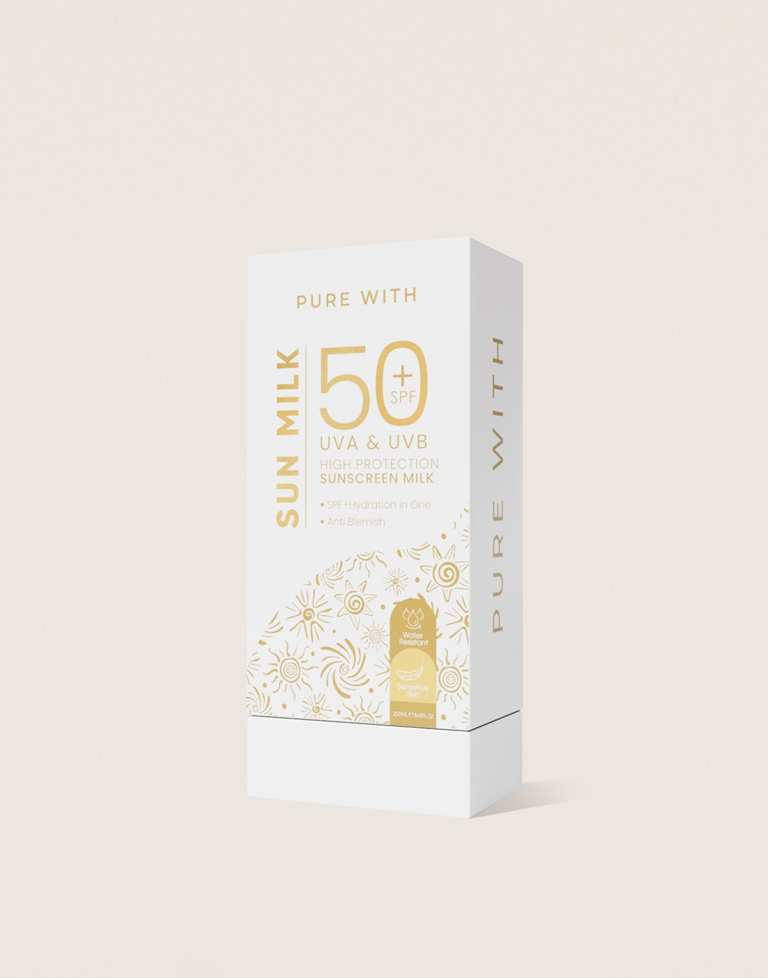 PureWith 50 SPF+ Güneş Kremi - Yüksek Koruma ve Nemlendirici Etki