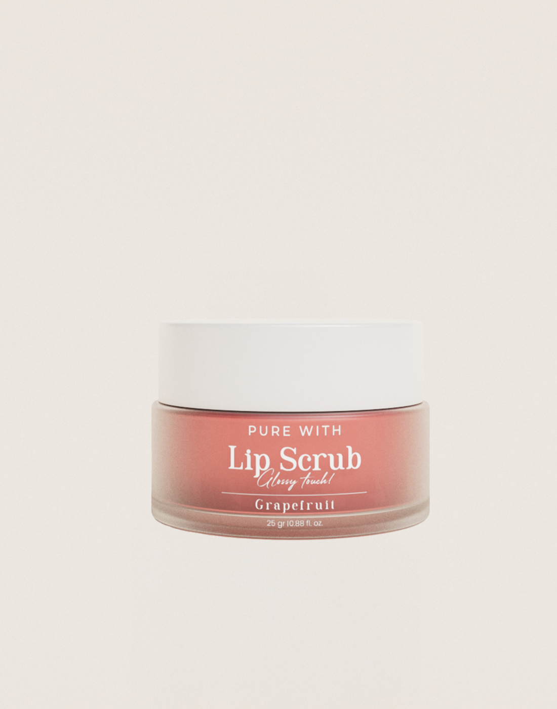 PureWith Lip Scrub Greyfurt - Dudak Peelingi & Yumuşatıcı Lip Scrub