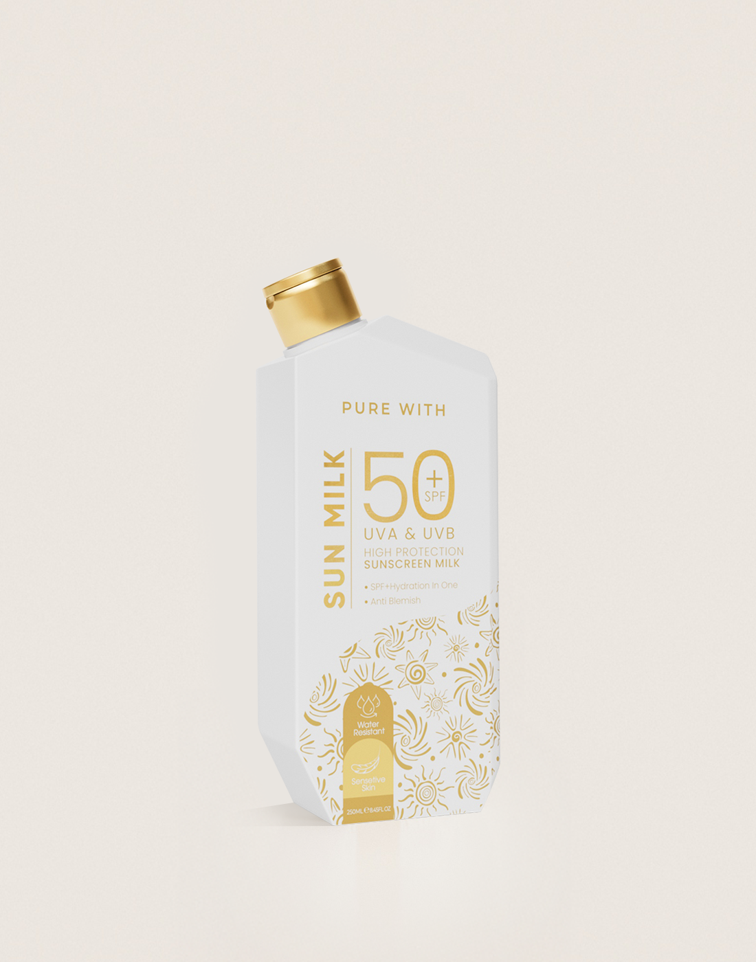 PureWith 50 SPF+ Güneş Kremi - Yüksek Koruma ve Nemlendirici Etki