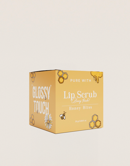 PureWith Lip Scrub Honey Bliss - Tatlı Bal Aromalı Dudak Peelingi