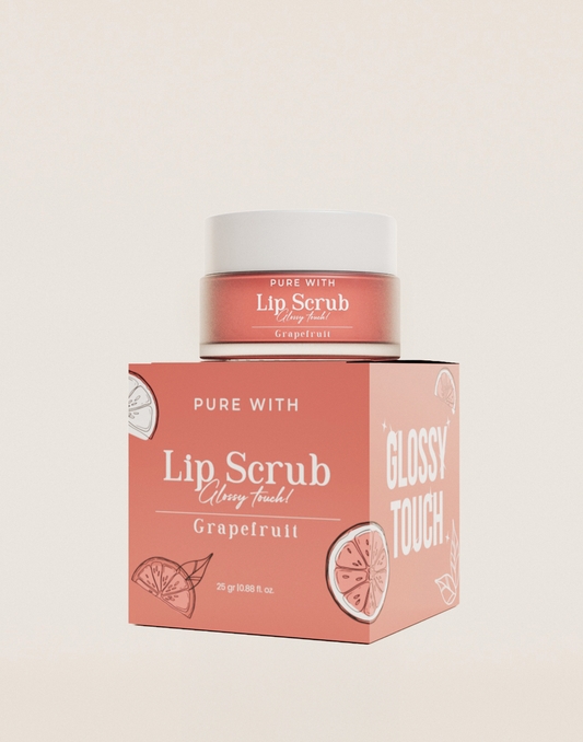 PureWith Lip Scrub Greyfurt - Dudak Peelingi & Yumuşatıcı Lip Scrub