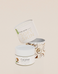 Hindistan Cevizli Peeling, Doğal Shea ve Hindistan Cevizi Yağı | Arındırıcı ve Yenileyici 280g