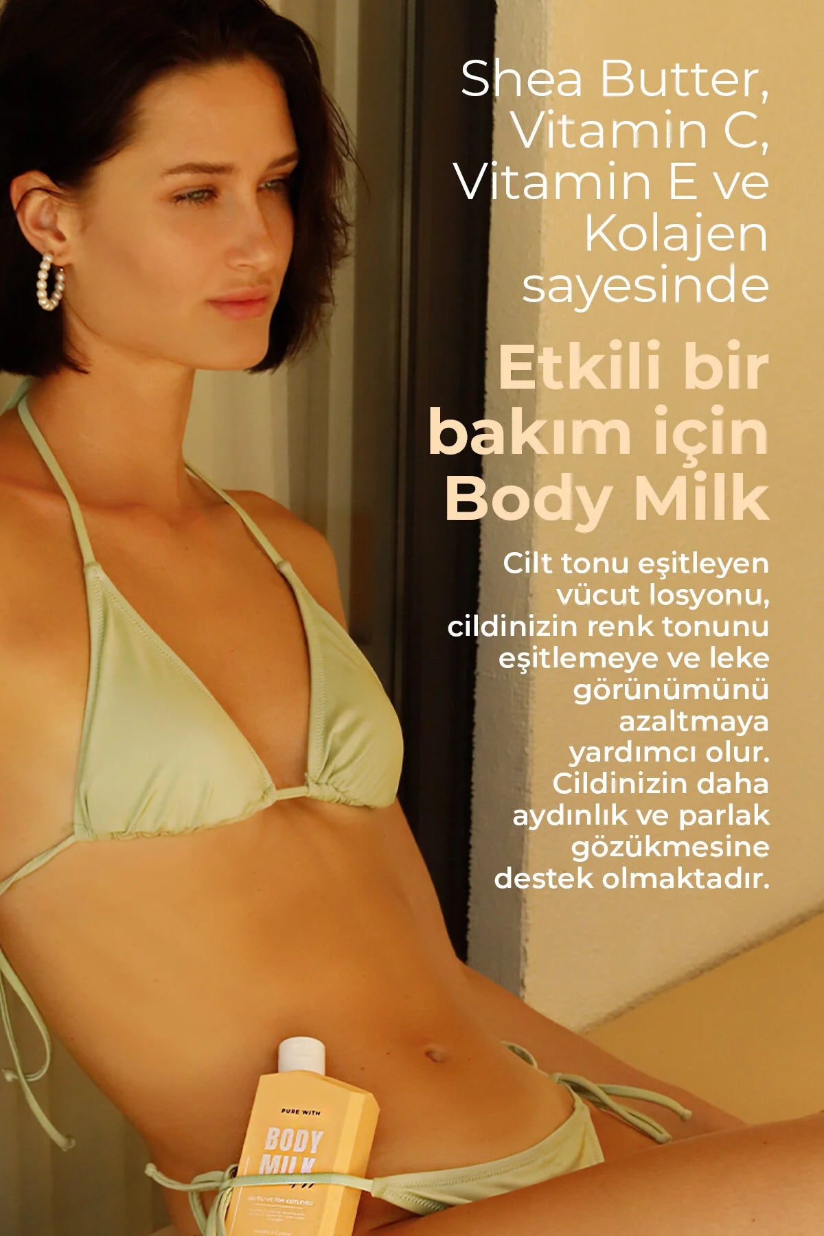 Pure With Vanilya Cookie Aromalı Vücut Sütü Ton Eşitleyici 250 ml