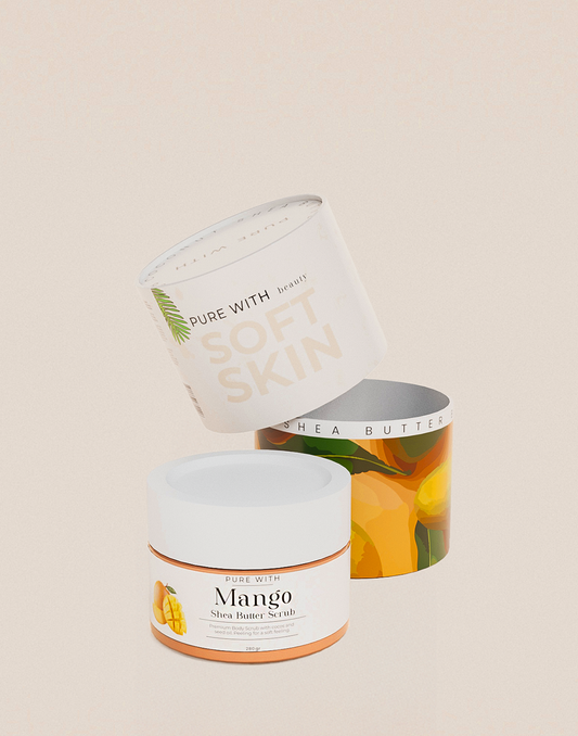 Mango Peeling, Doğal Shea ve Hindistan Cevizi Yağı | Arındırıcı ve Yenileyici 280g
