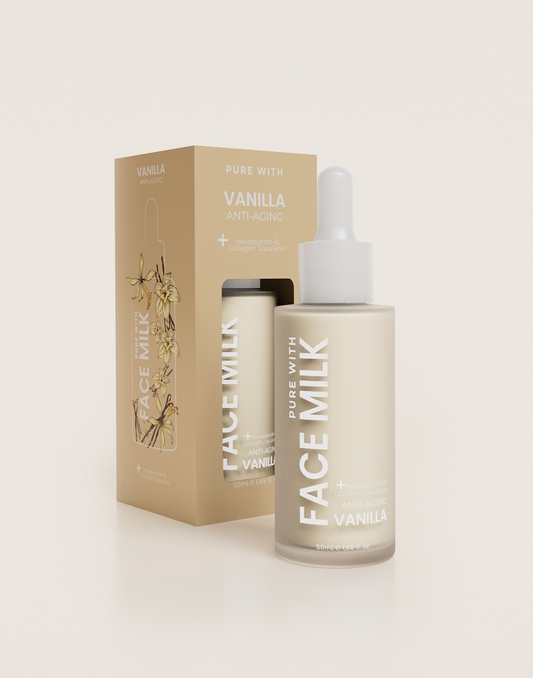 Vanilya Face Milk - Yaşlanma Karşıtı, Besleyici ve Işıldatan Yüz Sütü