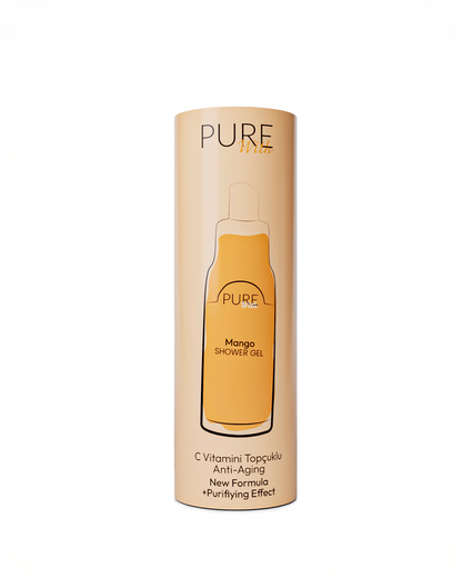 Mango Duş Jeli, C Vitamini Topçuklu | Yaşlanma Karşıtı | Arındırıcı Etki | 400 Ml