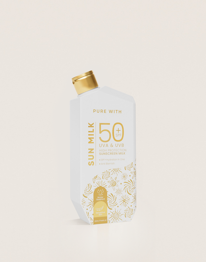 PureWith 50 SPF+ Güneş Kremi - Yüksek Koruma ve Nemlendirici Etki